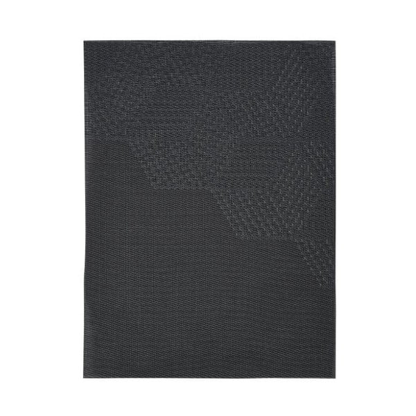 Juodas kilimėlis Zone Hexagon, 30 x 40 cm