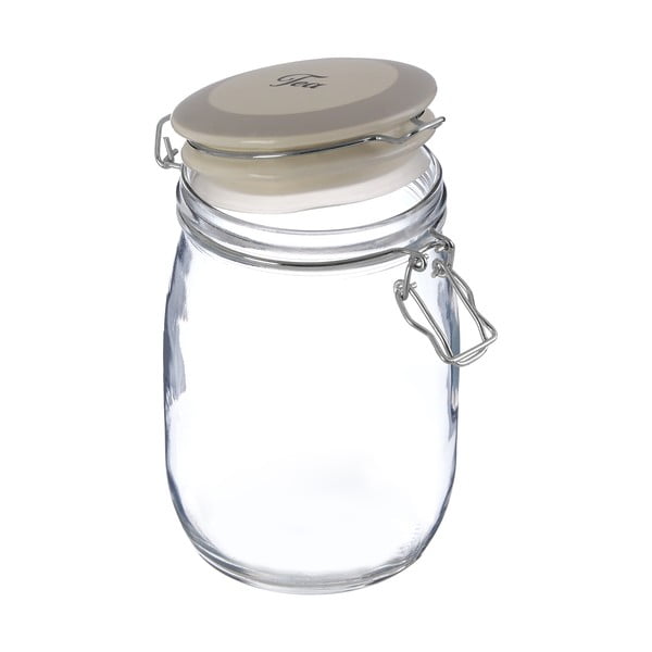 Iš stiklo  maisto laikymo indas arbatai Grocer – Premier Housewares-image-2