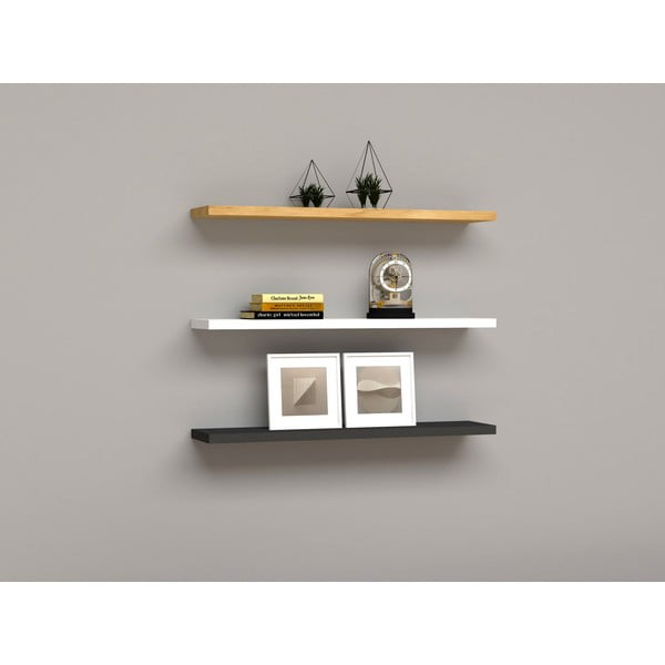 3 perdirbtos medienos lentynų rinkinys Boss - Kalune Design-image-1