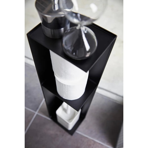 Tualetinio popieriaus laikiklis iš metalo Tower – YAMAZAKI-image-2