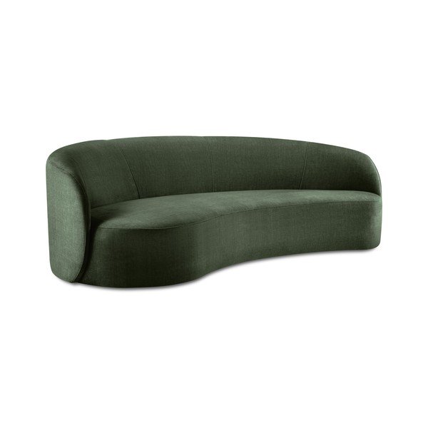 Žalia sofa su kairiuoju kampu Mazzini Sofas Debbie, 210 x 79 cm-image-2