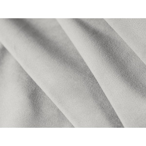 Šviesiai pilkos spalvos taburetė iš velveto Kate – Micadoni -image-2