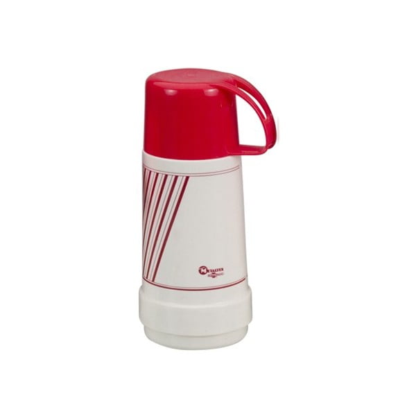 Raudonos ir baltos spalvos termo buteliukas "Metaltex Vacuum", 500 ml