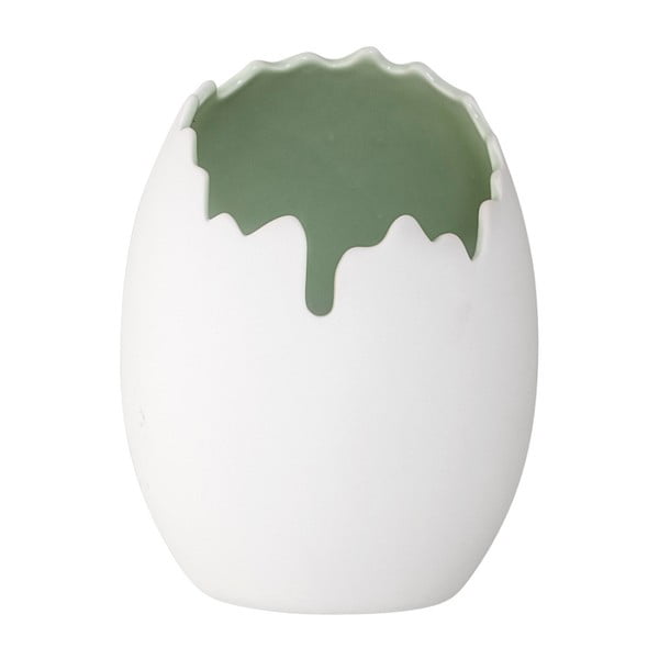Porcelianinis kiaušinio formos vazonas Bloomingville Vila, ⌀ 13 cm