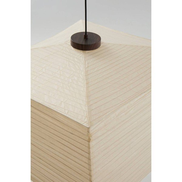 Smėlio spalvos iš popieriaus kabantis šviestuvas ø 70 cm Signe – Jotex-image-4