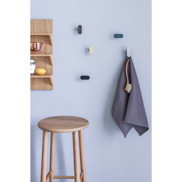 Sieninis iš metalo kablys rudos spalvos Piccolo – Hübsch-image-1