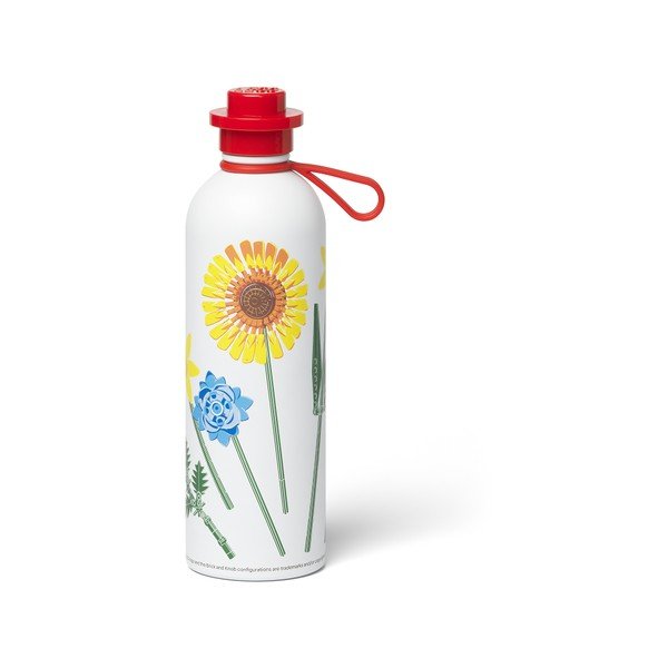 Raudonos spalvos/baltos spalvos iš metalo vaikiškas termosas 560 ml Botanicals – LEGO®