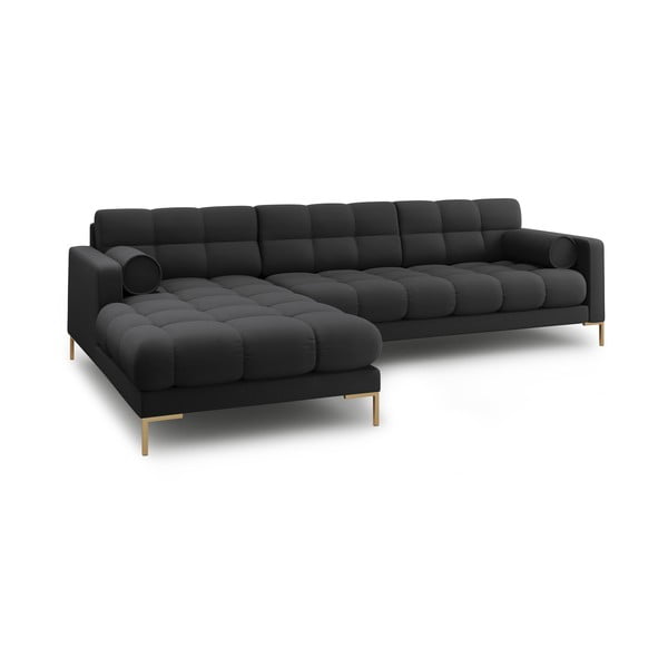 Kampinė sofa tamsiai pilkos spalvos (su kairiuoju kampu) Bali – Cosmopolitan Design-image-4