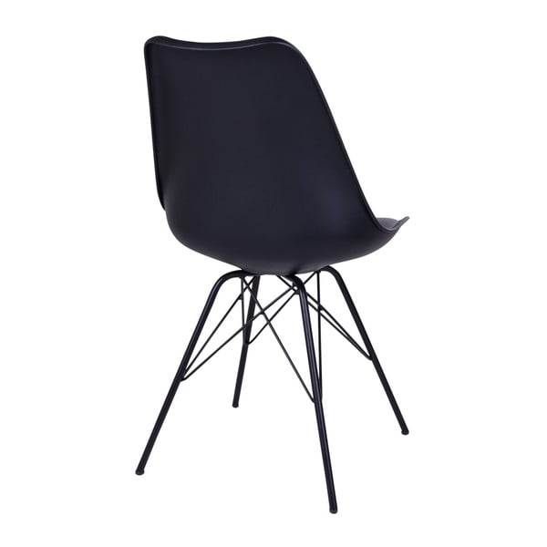Valgomojo kėdės juodos spalvos 2 vnt. Oslo – House Nordic-image-3