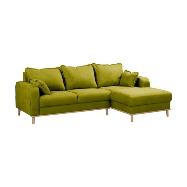 Žalia kampinė sofa (dešinysis kampas) Beata - Ropez-image-3