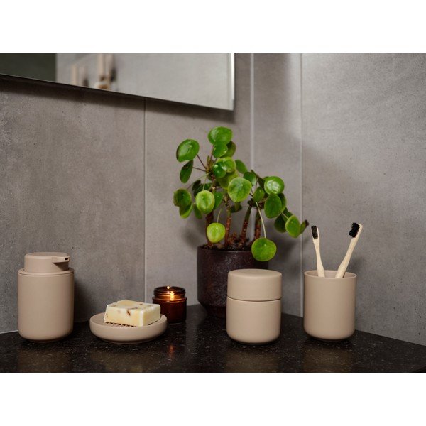 Smėlio spalvos iš porceliano muilinė Ume – Zone-image-1