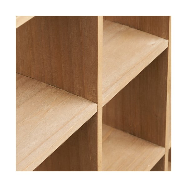 Natūralios spalvos iš pušies masyvo kelių aukštų sieninė lentyna 46 cm Moss – House Nordic-image-4