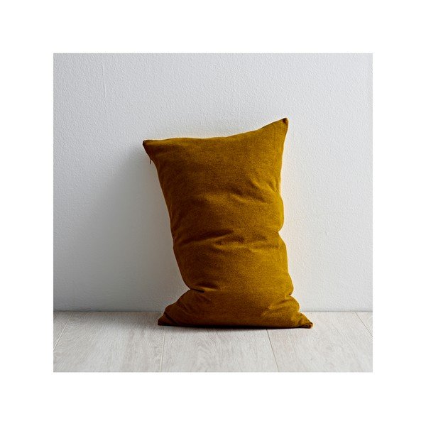 Geltonos spalvos pagalvėlė su dideliu medvilnės kiekiu Södahl Klara, 40 x 60 cm-image-3