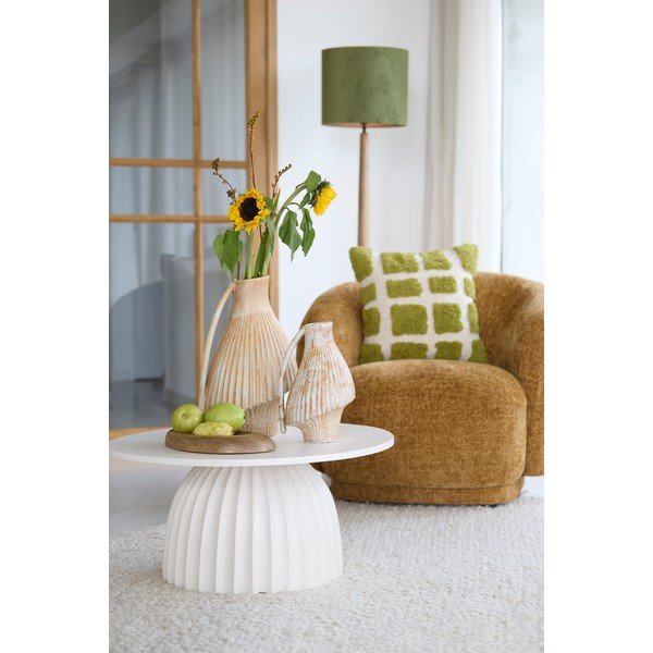 Iš metalo apvalios formos šoninis stalas ø 70 cm Veglia – Light & Living-image-1