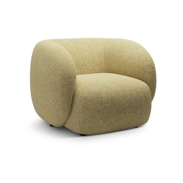 Geltonos spalvos krėslas Kate – Micadoni 