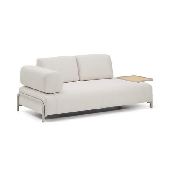 Smėlio spalvos sofa iš šenilinio audinio 220 cm Compo – Kave Home-image-2