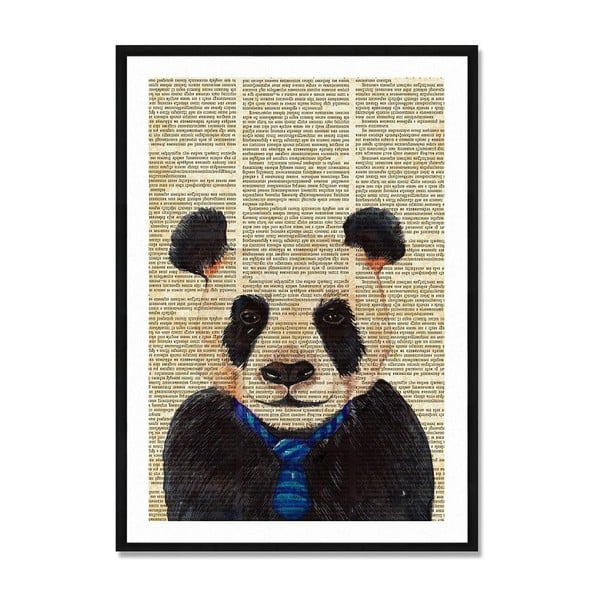 Įrėmintas plakatas Tikrai gražūs dalykai, laikraštis Panda, 40 x 60 cm