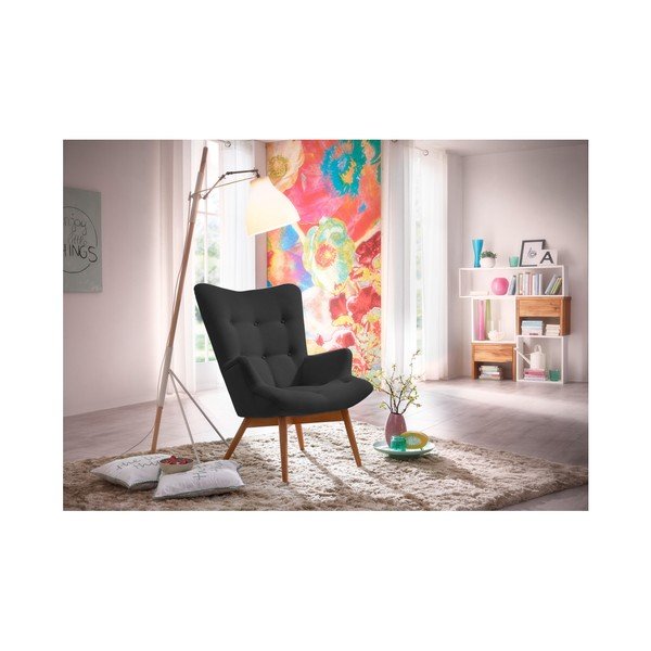 Juodas krėslas Max Winzer Aiko-image-4