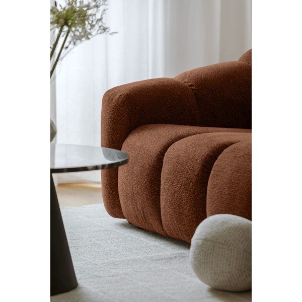 Terakotos spalvos kampinė sofa (su kairiuoju kampu/„L“ formos) Shell – Miuform-image-4