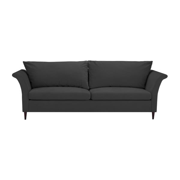 Tamsiai pilka 3 vietų sofa-lova su daiktadėže Mazzini Sofas Peony