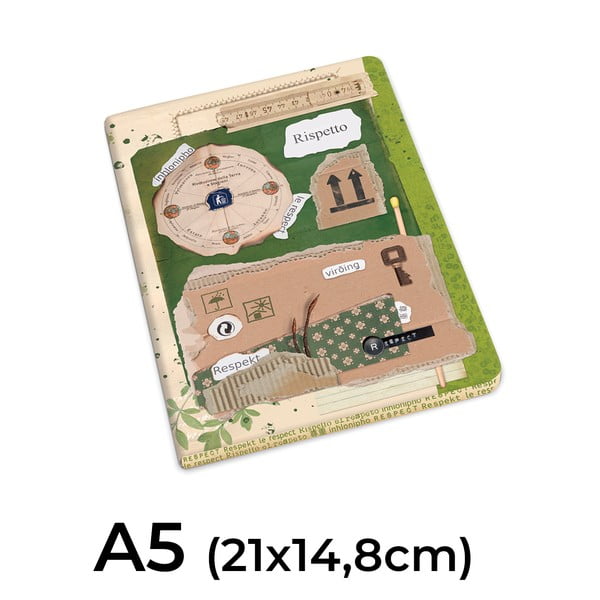 Užrašinės komplekte 192 puslapiai 2 vnt. A5 Rispetto – Kartos-image-2