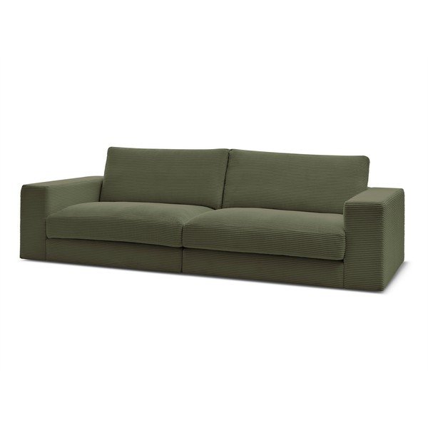 Žalios spalvos iš kordinio velveto sofa 274 cm Leonard – Bobochic Paris-image-3