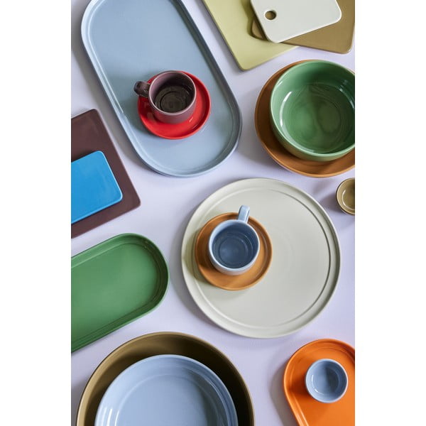 Iš akmens masės puodelis šviesiai mėlynos spalvos/rudos spalvos Amare – Hübsch-image-2