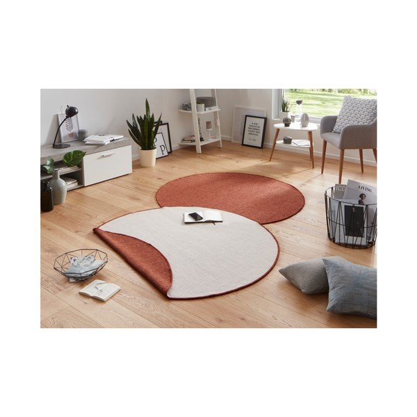 Plytų raudonumo lauko kilimas NORTHRUGS Miami, ø 200 cm-image-2