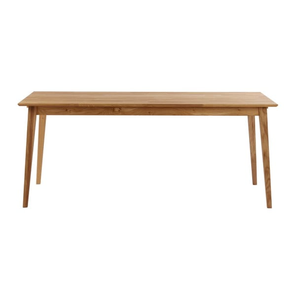 Natūralios ąžuolo medienos valgomojo stalas Rowico Mimi, 180 x 90 cm-image-4