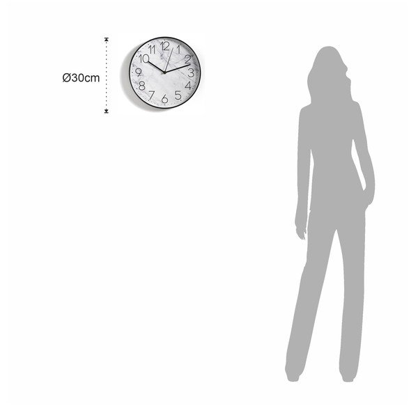 Sieninis laikrodis ø 30 cm Basic - Tomasucci-image-2
