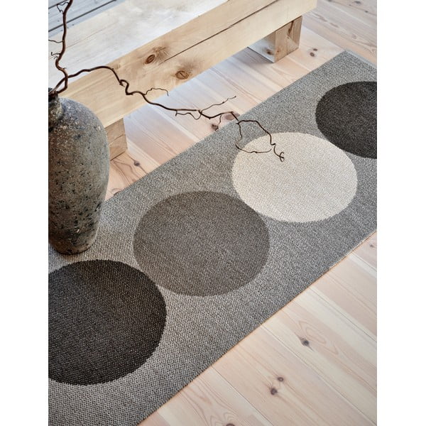 Pilkos spalvos/kreminės spalvos lauko kilimas 70x280 cm Otto Clay – Pappelina-image-4