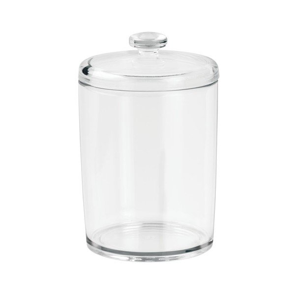 Skaidri daiktų laikymo dėžutė iDesign Canister, ⌀ 7,4 cm-image-2
