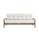 Sulankstoma sofa kreminės spalvos 205 cm Knob – Karup Design