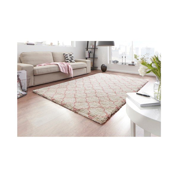 Kreminės ir rožinės spalvos kilimas Mint Rugs Grace Creme Rose, 200 x 290 cm-image-2