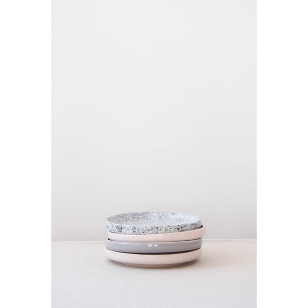 Šviesiai rausva akmens masės desertinė lėkštė ÅOOMI Dust, ø 17 cm-image-2