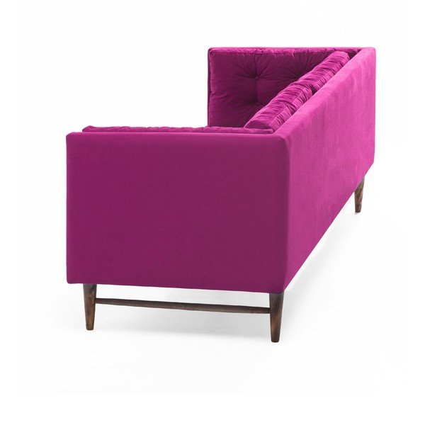 Rožinė trijų vietų sofa Balcab Home Eva-image-2