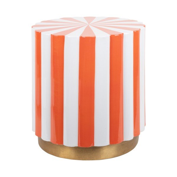 Iš metalo apvalios formos šoninis stalas ø 40 cm Candy Swirl – Leitmotiv