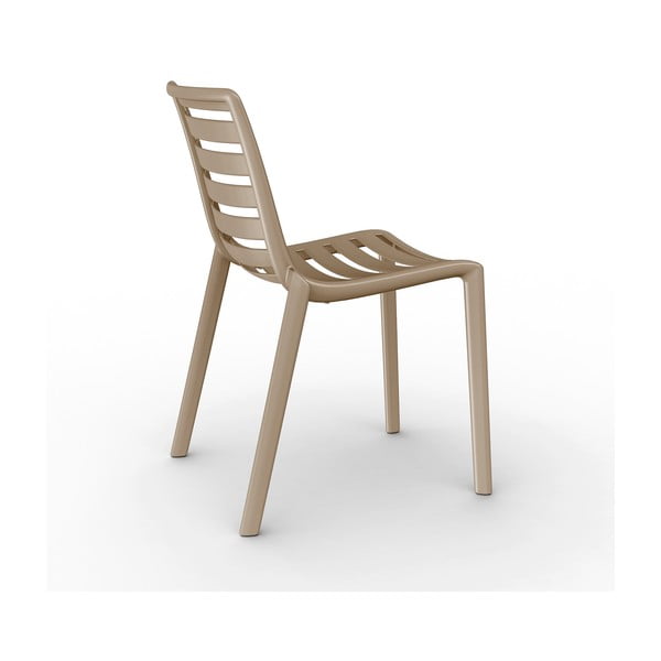 2 smėlio rudos spalvos sodo kėdžių rinkinys "Resol Slatkat