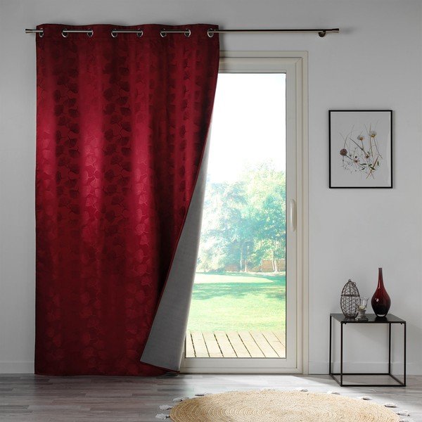 Visiškai užtemdo užuolaida bordo spalvos 140x260 cm Lunella – douceur d'intérieur-image-2