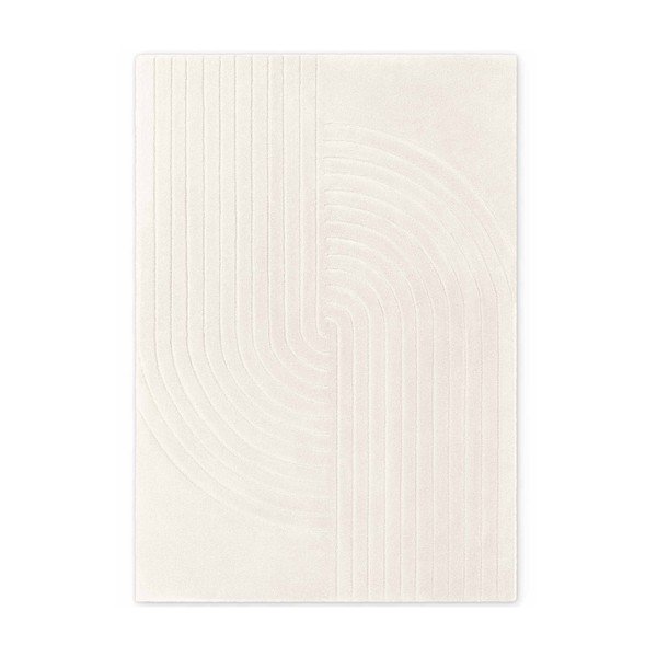 Rankų darbo kreminės spalvos iš vilnos kilimas 120x180 cm Arcura – Vikosa