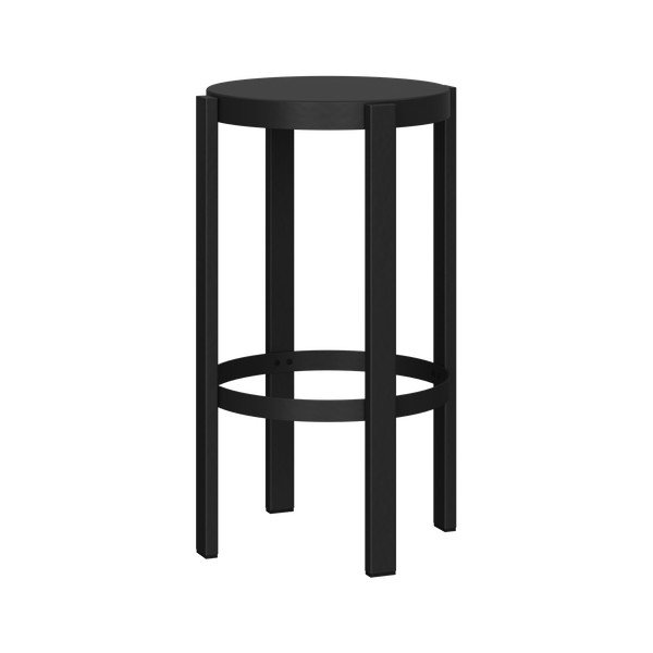 Juodos spalvos iš plieno taburetė Doon – noo.ma
