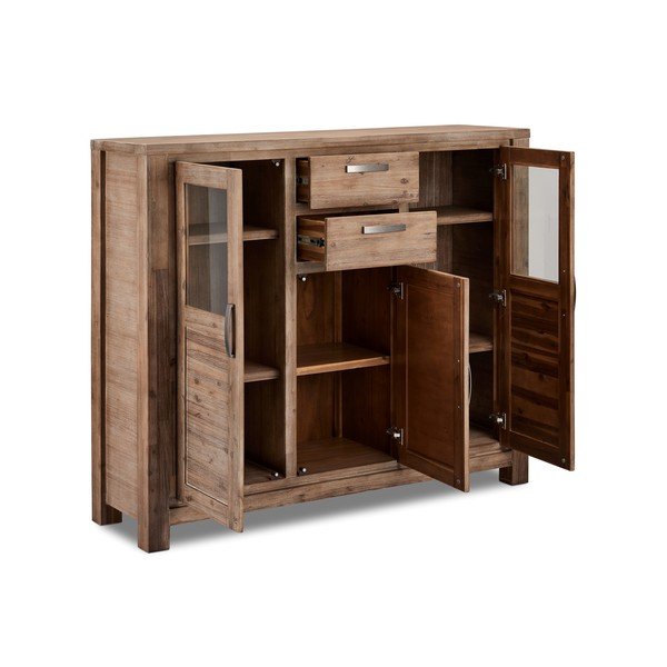 Akacijos medžio komoda Furnhouse Alaska-image-2