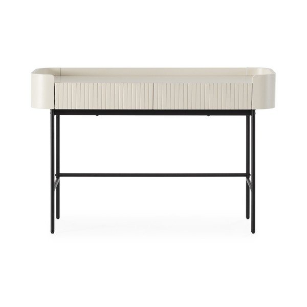 Kreminės spalvos konsolinis staliukas 40x120 cm Willa – MOME