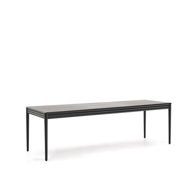 Prailginamas valgomojo stalas su papildomu stalviršiu iš ąžuolo 90x160 cm Lenon – Kave Home-image-3