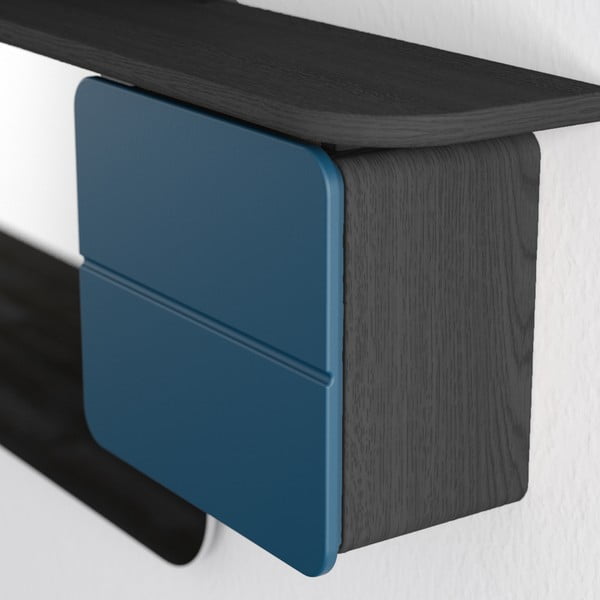 Koridoriaus baldas smaragdinės spalvos/juodos spalvos iš ąžuolo One More Look – UMAGE-image-3