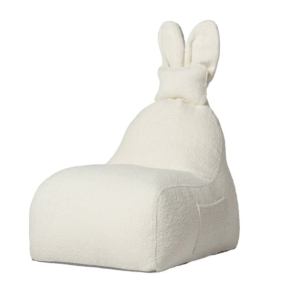 Kreminės spalvos vaikiškas sėdmaišis Funny Bunny – The Brooklyn Kids