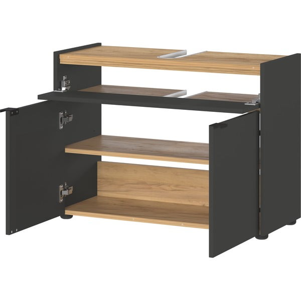 Vonios baldų komplektas antracito spalvos Forano – Germania-image-4