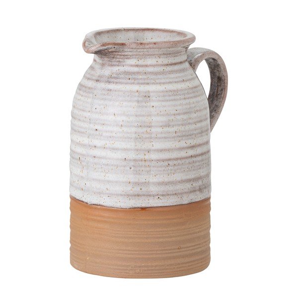 Baltas keraminis ąsotis Bloomingville Ayla, 300 ml-image-2