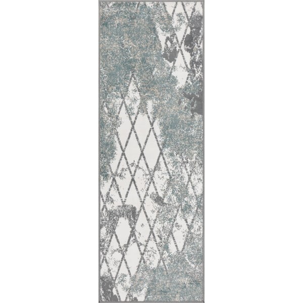 Pilkai mėlynos spalvos kilimas 70x200 cm Sensi Gepi – FD
