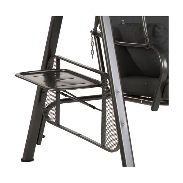 Smėlio spalvos metalinės sodo sūpynės Salerno - Dajar-image-2